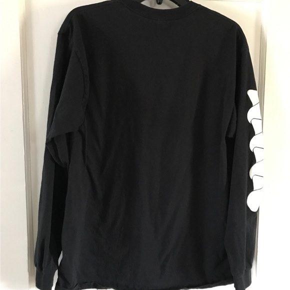 Black Long Sleeve Guitar Graphic Tee - Picture 5 of 5